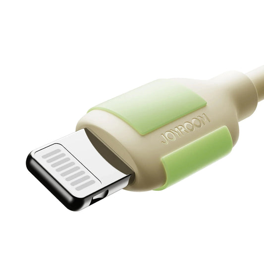 Cablu Date si Incarcare USB-C - Lightning Joyroom S-A53, 30W, 1.2m, Bej