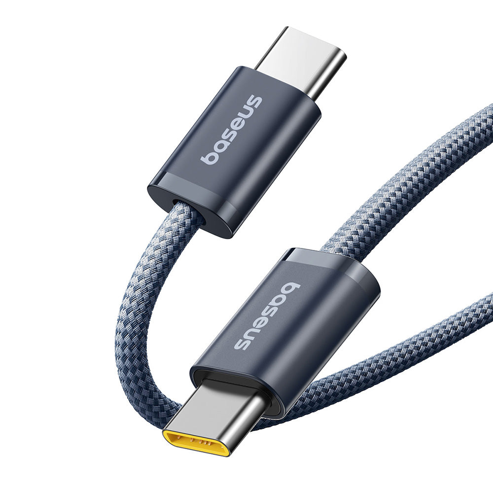 Cablu Date si Incarcare USB-C - USB-C Baseus Dynamic 4 Series, 100W, 1m, Bleumarin P10381400121-00