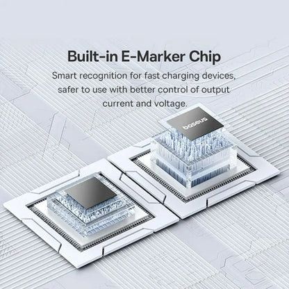 Cablu Date si Incarcare USB-C - USB-C Baseus Pathfinder Retractable, 100W, 1m, Negru P10368400111-00