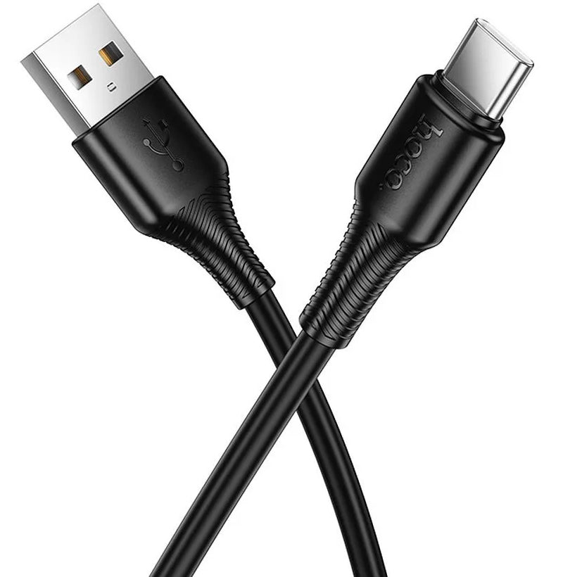 Cablu Date si Incarcare USB-A - USB-C HOCO X120, 60W, 1m, Negru
