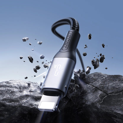 Cablu Date si Incarcare USB-A - Lightning Joyroom S-A28 Flash, 18W, 2m, Negru