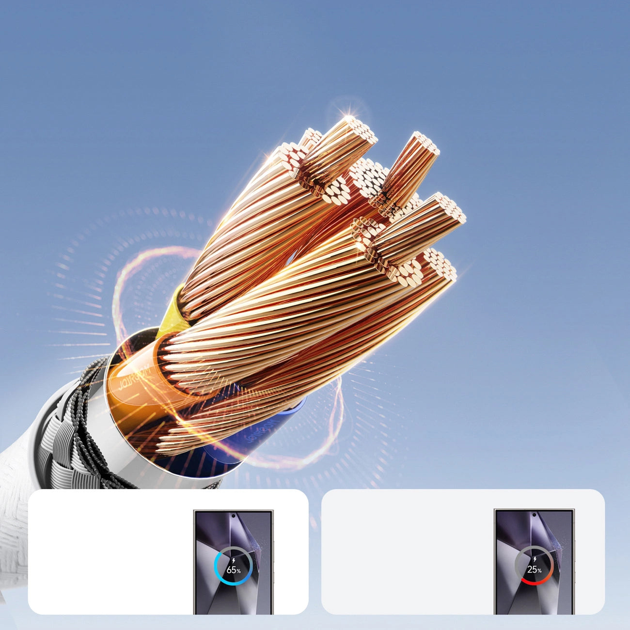 Cablu Date si Incarcare USB-A - USB-C Joyroom S-A28 Flash, 30W, 2m, Alb