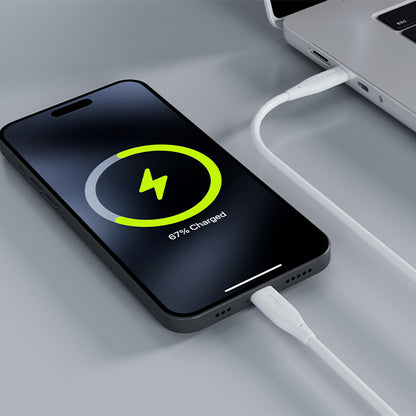 Cablu Date si Incarcare USB-C - USB-C Allity. AUC-02, 100W, 2m, Alb