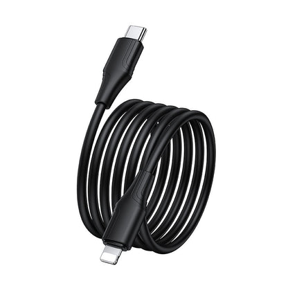 Cablu Date si Incarcare USB-C - Lightning HOCO X124, 27W, 1m, Negru