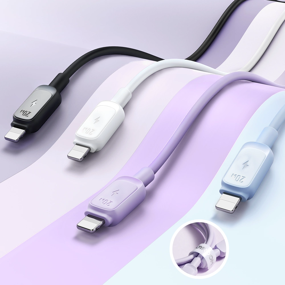Cablu Date si Incarcare USB-C - Lightning Joyroom S-A14, 30W, 1.2m, Alb