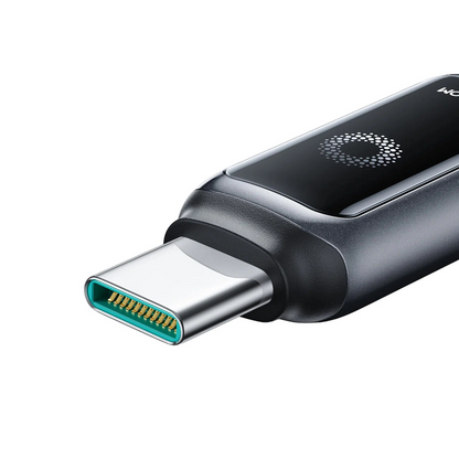 Cablu Date si Incarcare USB-C - Lightning Joyroom S-A55 StarFlight Display, 30W, 1.2m, Negru