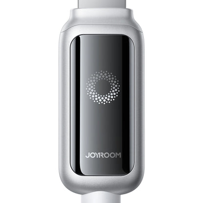 Cablu Date si Incarcare USB-C - USB-C Joyroom S-A55 StarFlight Display, 100W, 1.2m, Alb