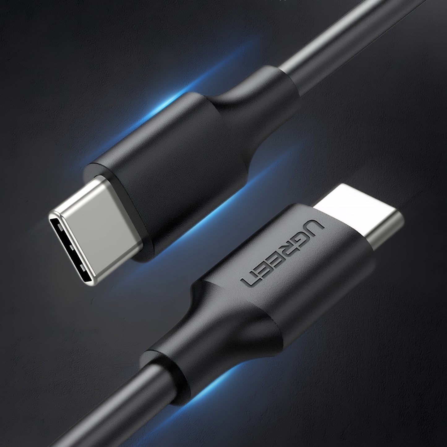 Cablu Date si Incarcare USB-C - USB-C UGREEN US286, 60W, 3m, Negru
