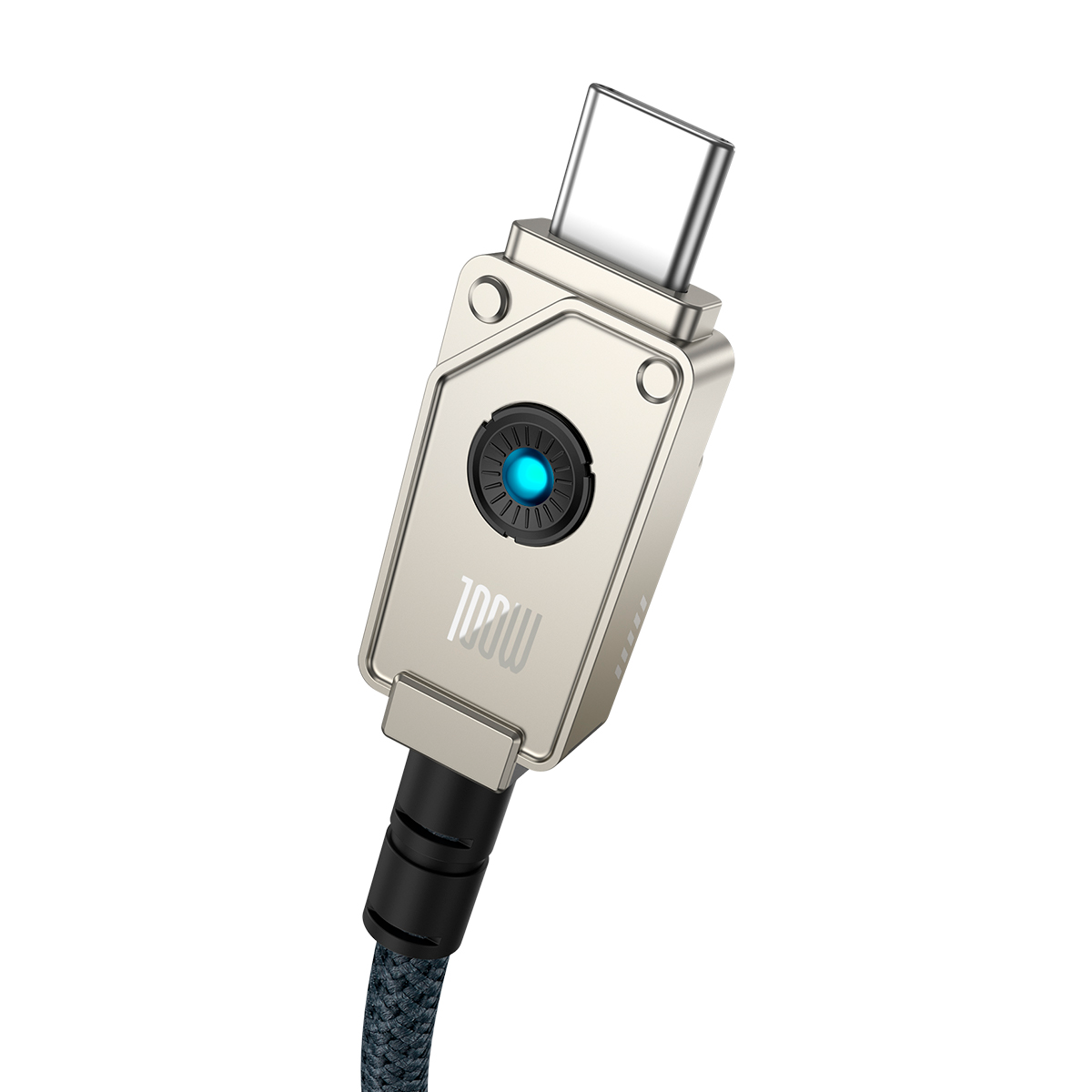 Cablu Date si Incarcare USB-C - USB-C Baseus Unbreakable, 100W, 2m, Alb P10355800221-01