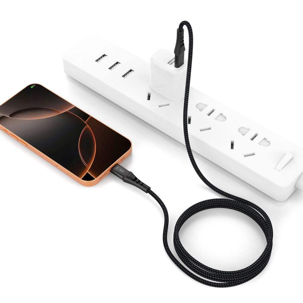 Cablu Date si Incarcare USB-C - USB-C Tech-Protect UB11T Ultraboost, 240W, 1m, Negru