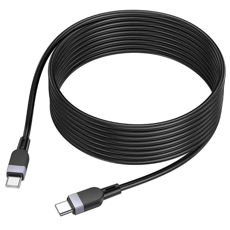 Cablu Date si Incarcare USB-C - USB-C HOCO X109, 60W, 3m, Negru