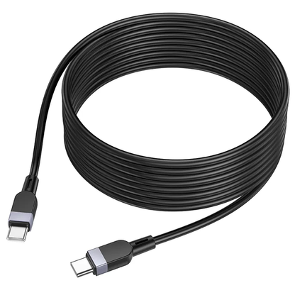 Cablu Date si Incarcare USB-C - USB-C HOCO X109, 60W, 3m, Negru