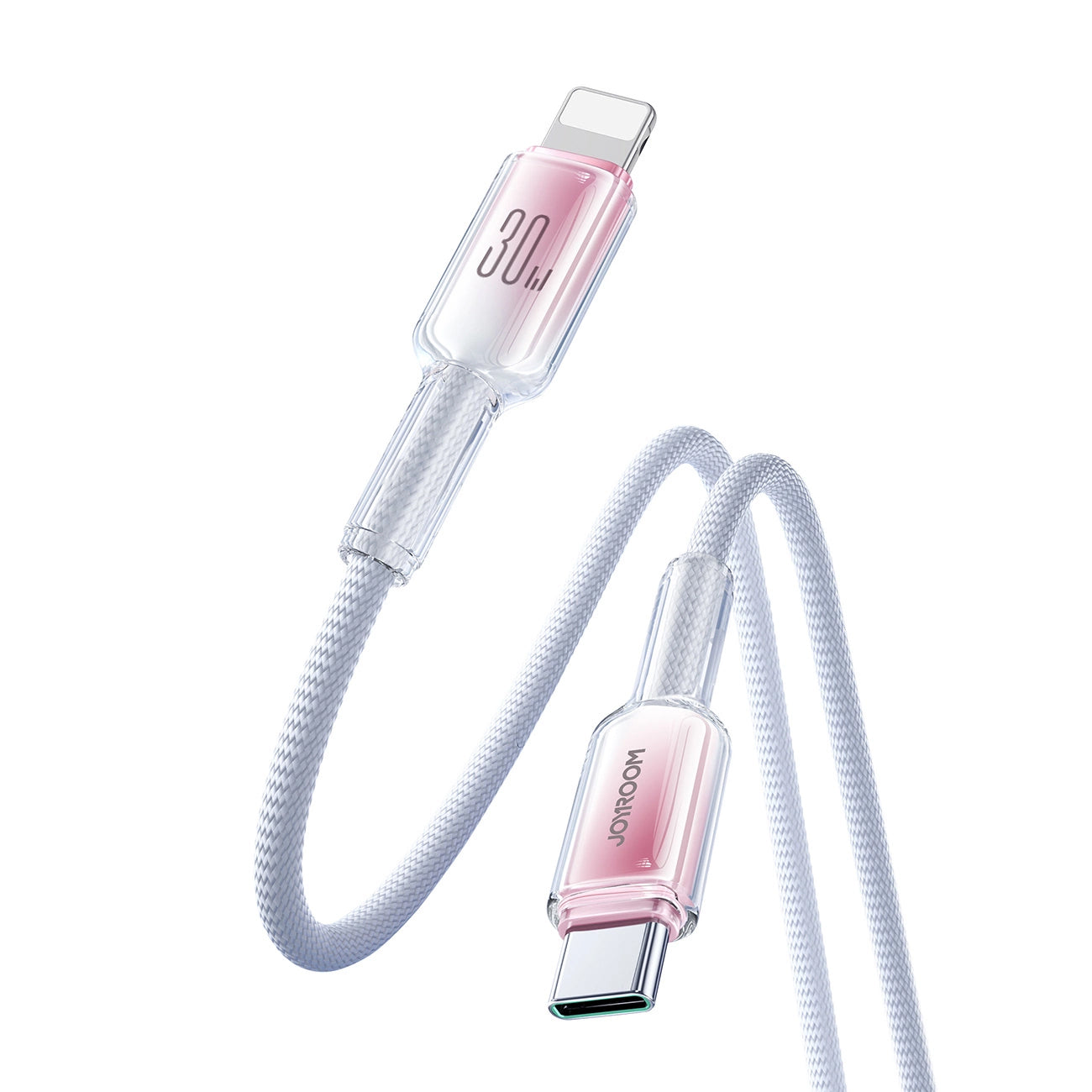 Cablu Date si Incarcare USB-C - Lightning Joyroom S-A42, 30W, 1.2m, Alb