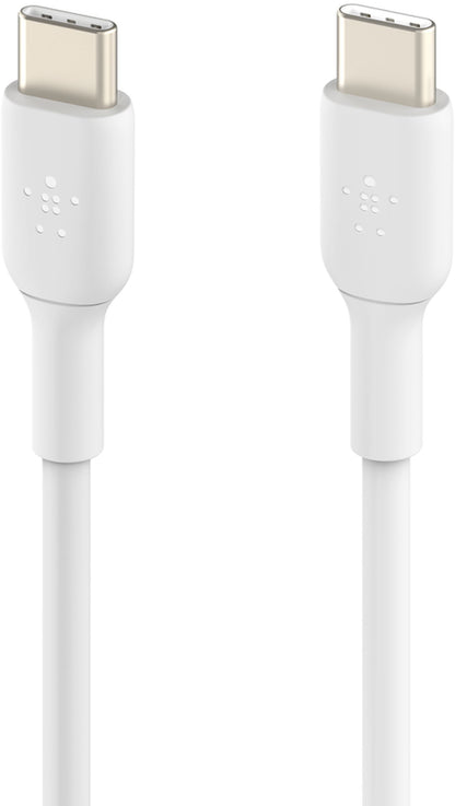 Cablu Date si Incarcare USB-C - USB-C Belkin BoostCharge, 60W, 2m, Alb CAB003bt2MWH