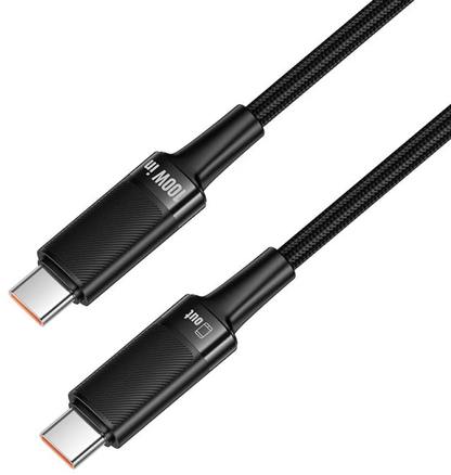 Cablu Date si Incarcare USB-C - USB-C HOCO U153 Extreme, 100W, 1.2m, Negru