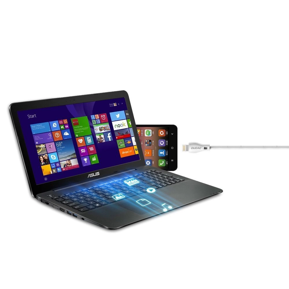 Cablu Date si Incarcare USB-A - Lightning Dudao L4L, 18W, 1m, Alb