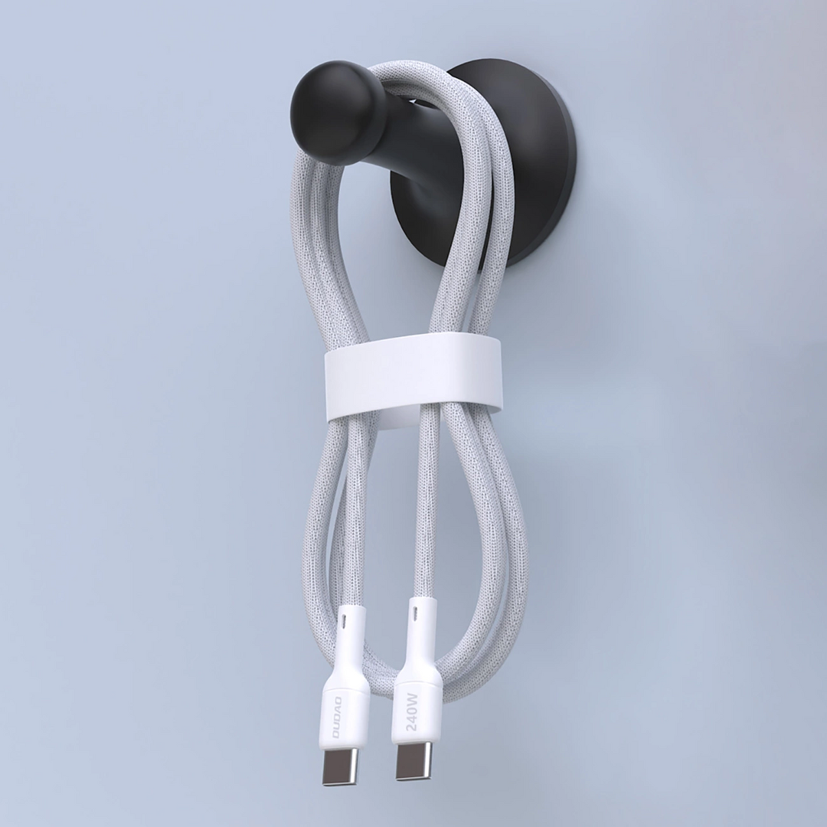 Cablu Date si Incarcare USB-C - USB-C Dudao L9C Max, 240W, 1.2m, Alb