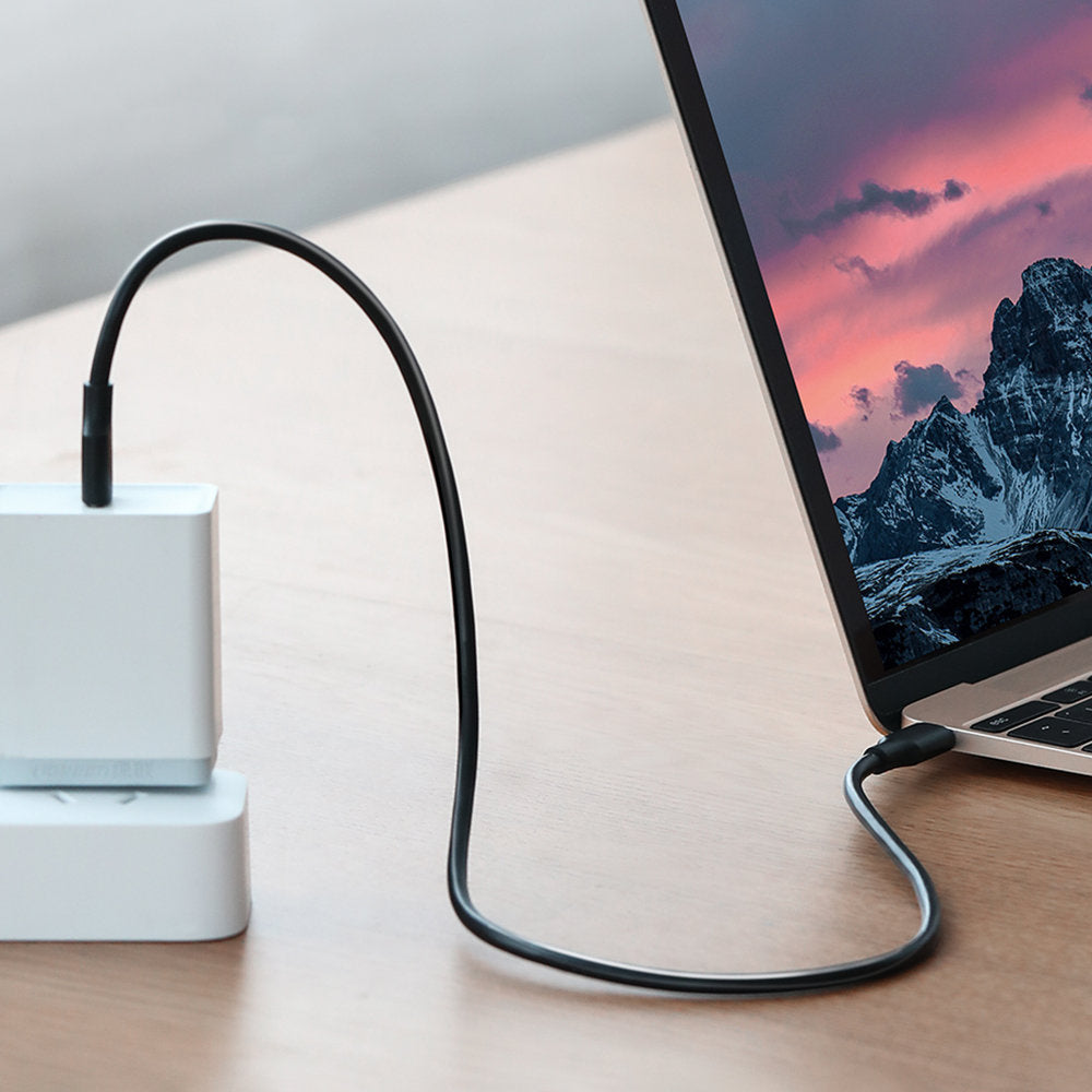 Cablu Date si Incarcare USB-C - USB-C UGREEN US286, 60W, 1m, Negru