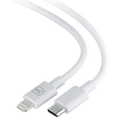 Cablu Date si Incarcare USB-C - Lightning 3MK Hyper, 20W, 1.2m, Alb