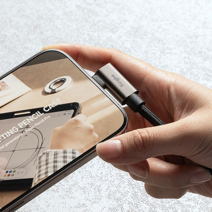 Cablu Date si Incarcare USB-C - USB-C Ringke 2X2 Angled, 240W, 1m, Negru