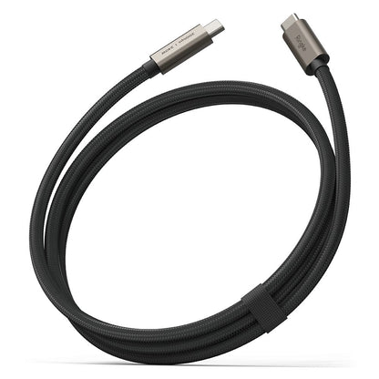 Cablu Date si Incarcare USB-C - USB-C Ringke 2X2, 240W, 1m, Negru