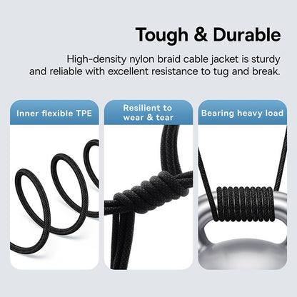 Cablu Date si Incarcare USB-C - USB-C Baseus Gem, 100W, 1m, Negru P10373000111-00