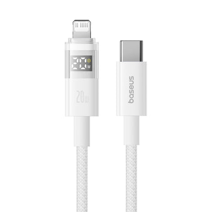 Cablu Date si Incarcare USB-C - Lightning Baseus Display 2, 20W, 2m, Alb P10382703211-01