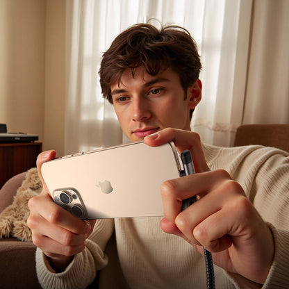 Cablu Date si Incarcare USB-C - Lightning Joyroom S-A56 EnjoyX Angled, 30W, 1.2m, Negru