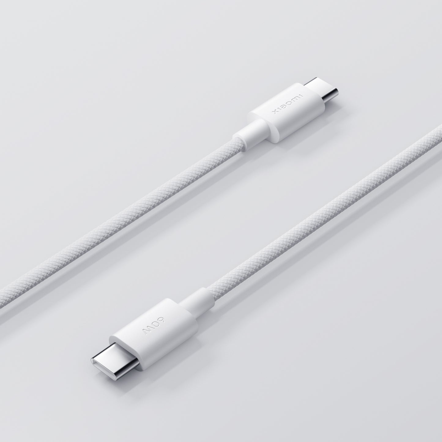 Cablu Date si Incarcare USB-C - USB-C Xiaomi, 60W, 1m, Alb BHR0878GL