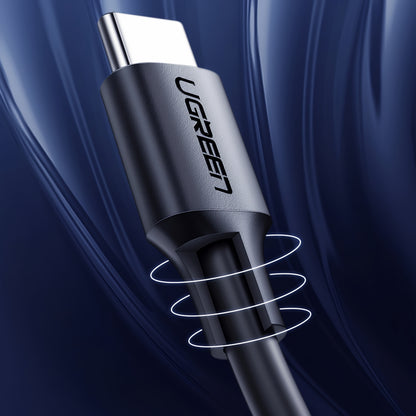 Cablu Date si Incarcare USB-C - USB-C UGREEN US286, 60W, 3m, Negru