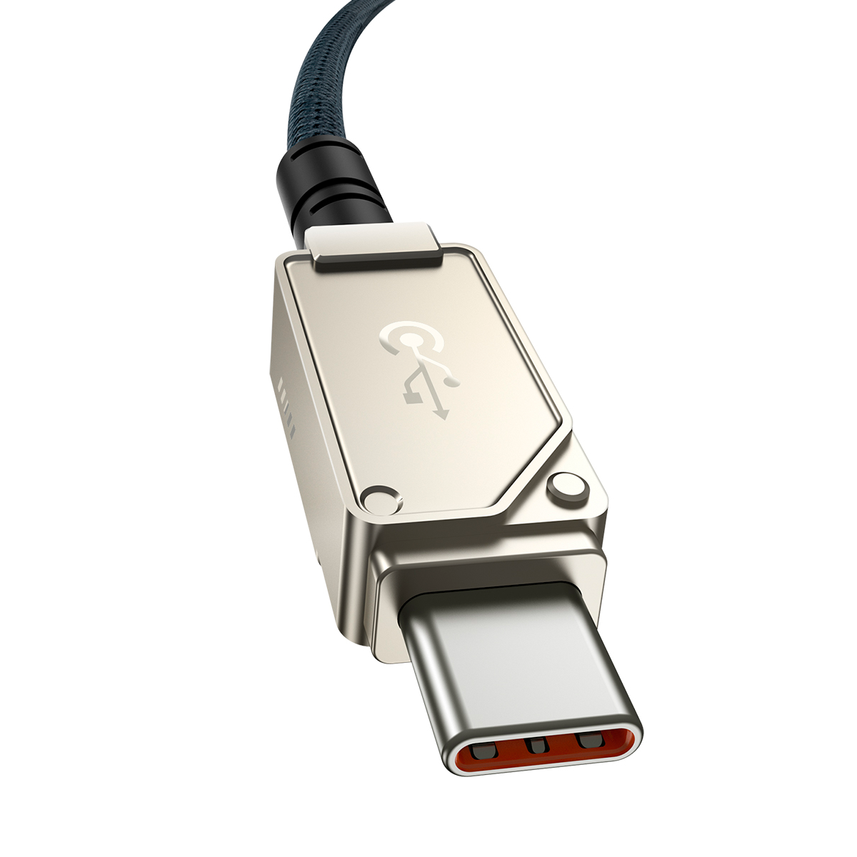 Cablu Date si Incarcare USB-C - USB-C Baseus Unbreakable, 100W, 2m, Alb P10355800221-01