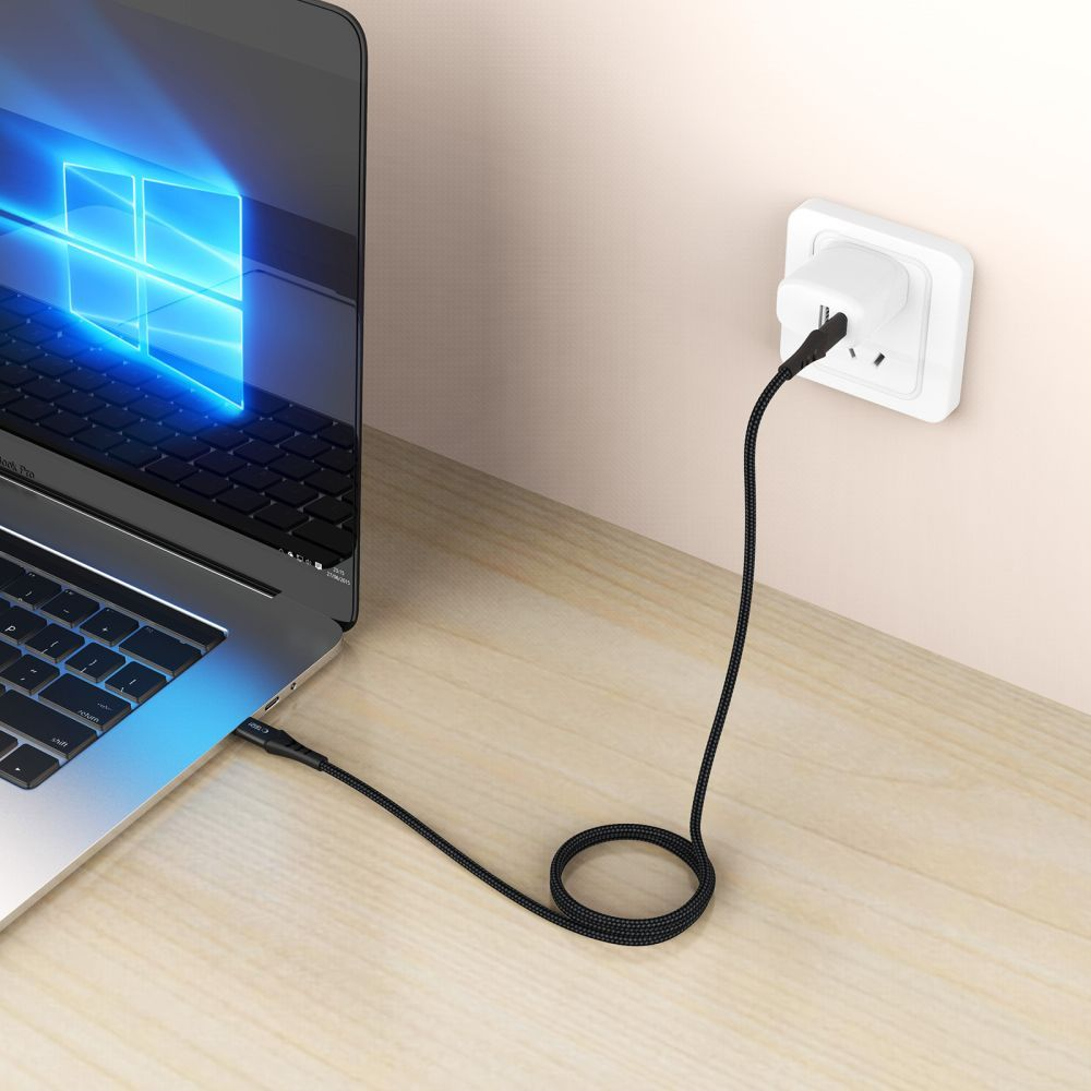 Cablu Date si Incarcare USB-C - USB-C Tech-Protect UB11T Ultraboost, 240W, 1m, Negru