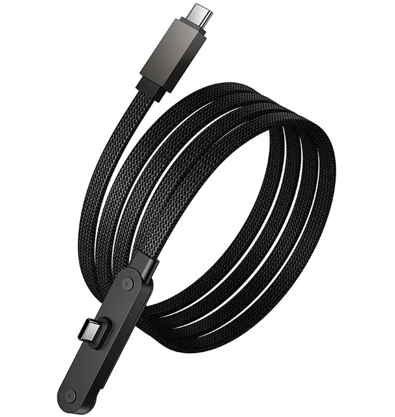 Cablu Date si Incarcare USB-C - USB-C HOCO U150 Exquisite, 60W, 1.2m, Negru