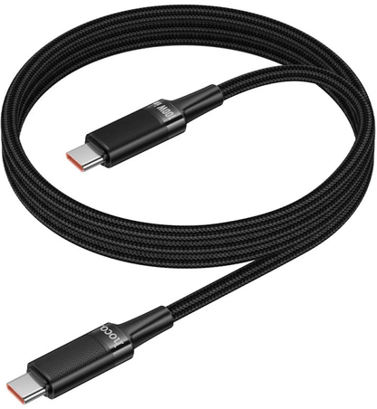 Cablu Date si Incarcare USB-C - USB-C HOCO U153 Extreme, 100W, 1.2m, Negru
