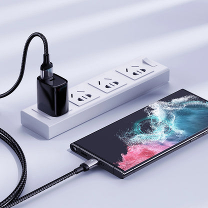 Cablu Date si Incarcare USB-A - USB-C Joyroom A10, 18W, 1.2m, Negru