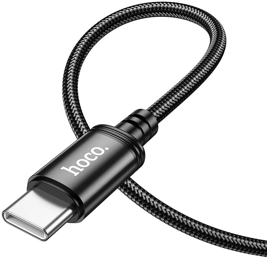 Cablu Date si Incarcare USB-C - USB-C HOCO X89, 60W, 2m, Negru