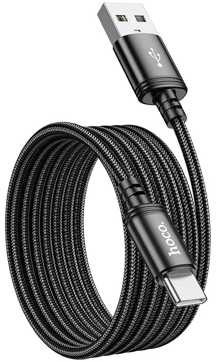 Cablu Date si Incarcare USB-A - USB-C HOCO X89, 18W, 2m, Negru