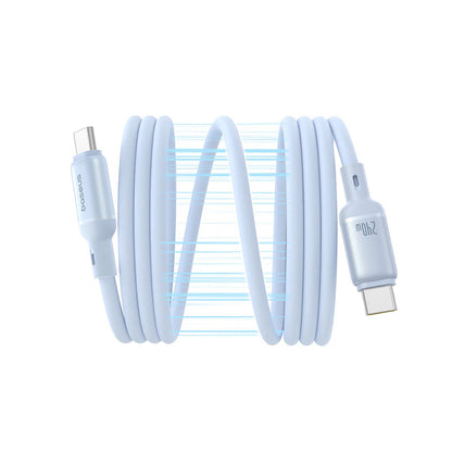 Cablu Date si Incarcare USB-C - USB-C Baseus PicoGo, 240W, 1m, Albastru P10376800311-00