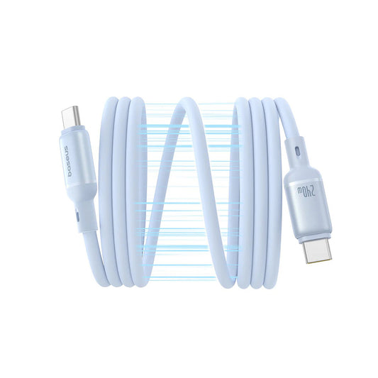 Cablu Date si Incarcare USB-C - USB-C Baseus PicoGo, 240W, 1m, Albastru P10376800311-00