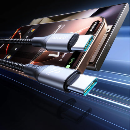 Cablu Date si Incarcare USB-C - USB-C Joyroom S-A28 Flash, 60W, 1m, Negru