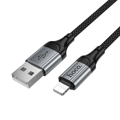 Cablu Date si Incarcare USB-A - Lightning HOCO X121, 27W, 1.5m, Negru