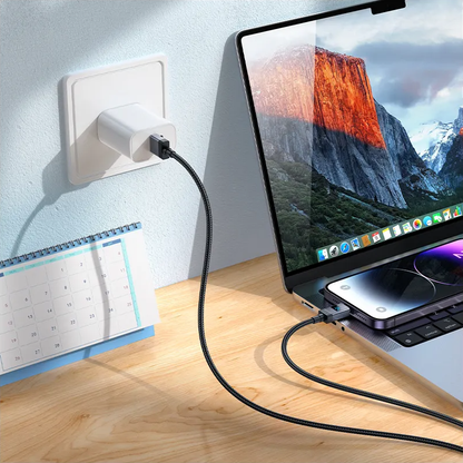 Cablu Date si Incarcare USB-A - Lightning HOCO X118 Display, 12W, 1m, Negru
