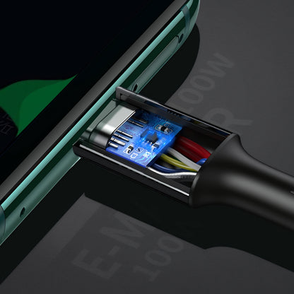 Cablu Date si Incarcare USB-C - USB-C UGREEN US300, 100W, 2m, Alb