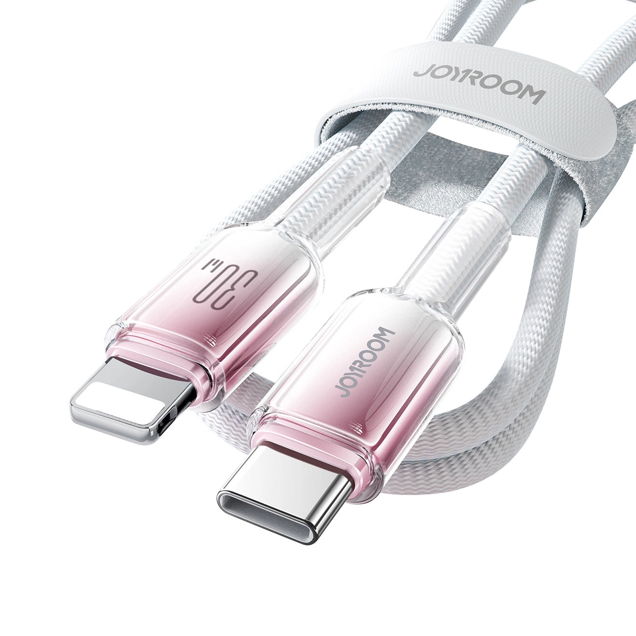 Cablu Date si Incarcare USB-C - Lightning Joyroom S-A42, 30W, 1.2m, Alb