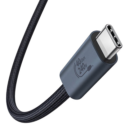 Cablu Date si Incarcare USB-C - USB-C Baseus Flash Series II, 240W, 1m, Negru P10311803111-00