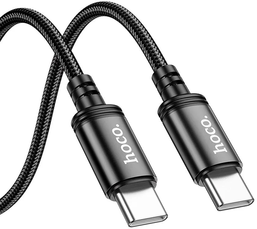 Cablu Date si Incarcare USB-C - USB-C HOCO X89, 60W, 2m, Negru