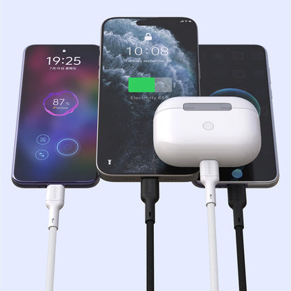 Cablu Date si Incarcare USB-C - USB-C Dudao L9C, 65W, 1m, Negru