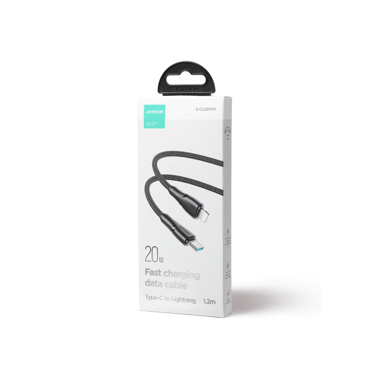 Cablu Date si Incarcare USB-C - Lightning Joyroom S-A11, 20W, 1.2m, Negru