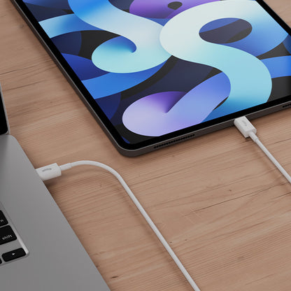 Cablu Date si Incarcare USB-C - USB-C Allity. AUC-03, 100W, 2m, Alb