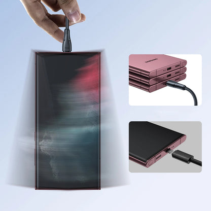 Cablu Date si Incarcare USB-C - USB-C Joyroom S-A11, 60W, 0.25m, Negru